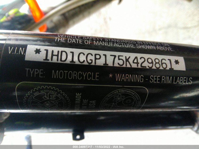 2005 HARLEY-DAVIDSON XL1200 C 1HD1CGP175K429861