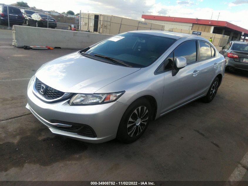 2013 HONDA CIVIC SDN LX 19XFB2F50DE289879