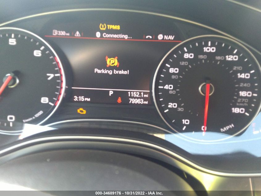 2015 AUDI A6 3.0T PREMIUM PLUS WAUFGAFC8FN015061
