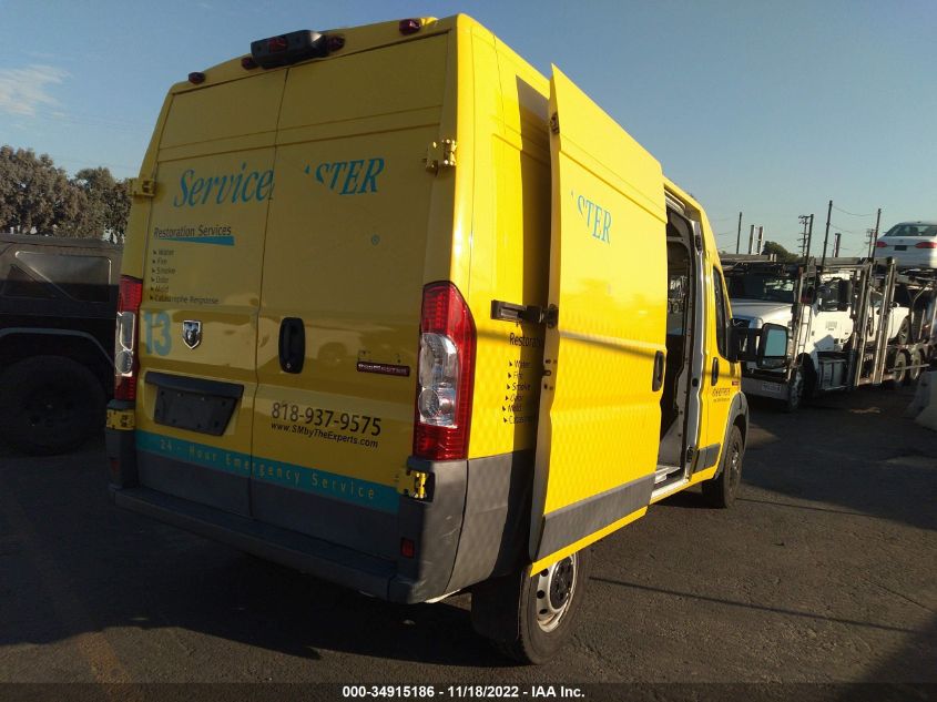 2016 RAM PROMASTER CARGO VAN 3C6TRVBG8GE130126