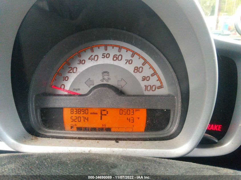 2013 SMART FORTWO PURE/PASSION WMEEJ3BA1DK663888
