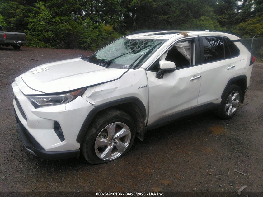 VIN 2T3DWRFV0KW009223 2019 TOYOTA RAV4 HYBRID LIMITED