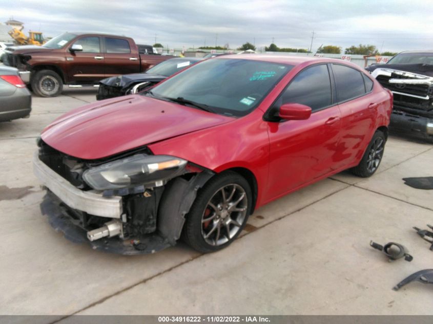 2015 DODGE DART SXT 1C3CDFBB1FD410721