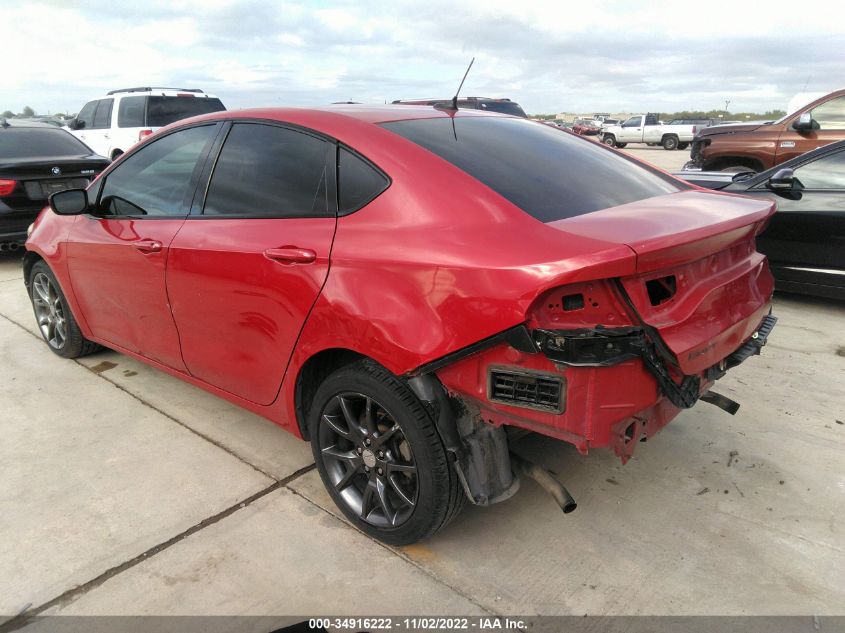 2015 DODGE DART SXT 1C3CDFBB1FD410721