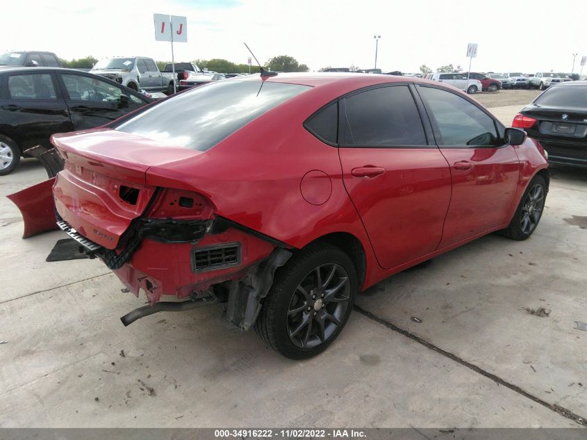2015 DODGE DART SXT 1C3CDFBB1FD410721