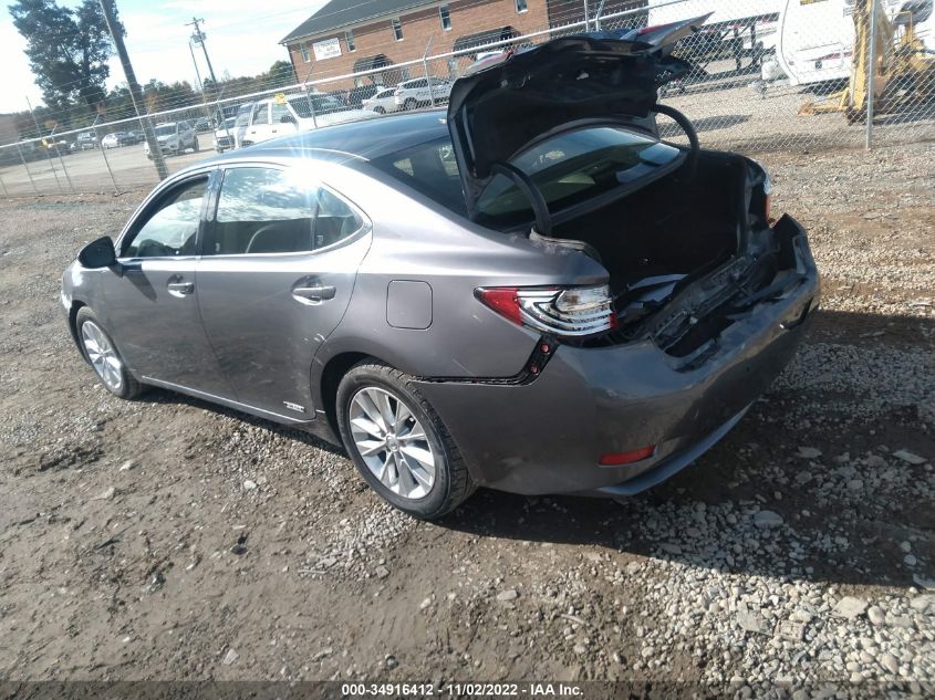 2014 LEXUS ES 300H HYBRID JTHBW1GG8E2068721