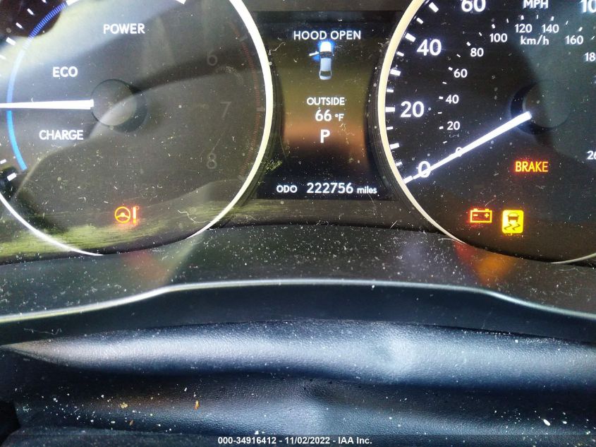 2014 LEXUS ES 300H HYBRID JTHBW1GG8E2068721