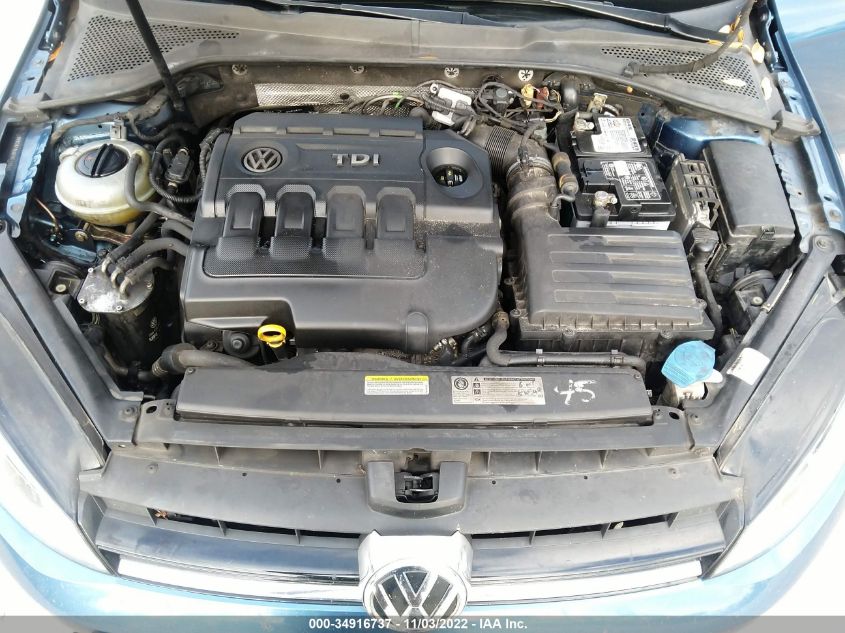 2015 VOLKSWAGEN GOLF SPORTWAGEN TDI SEL 3VWCA7AU6FM510845