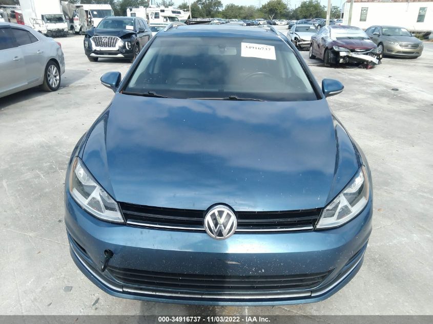 2015 VOLKSWAGEN GOLF SPORTWAGEN TDI SEL 3VWCA7AU6FM510845