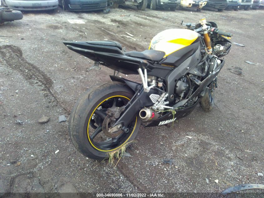 2006 YAMAHA YZFR6 L JYARJ12E46A002738