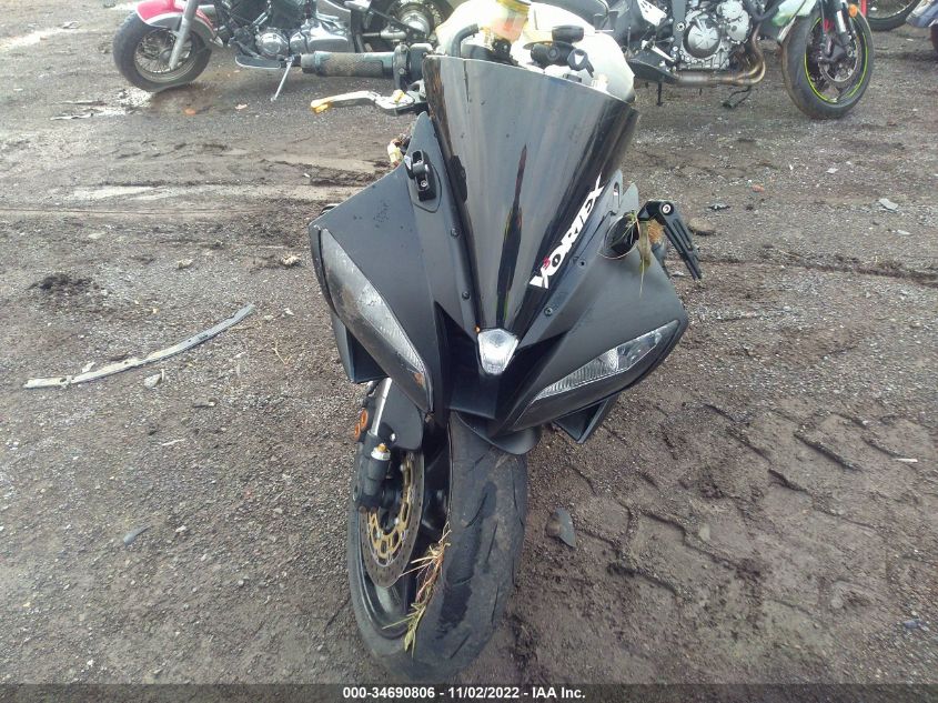 2006 YAMAHA YZFR6 L JYARJ12E46A002738