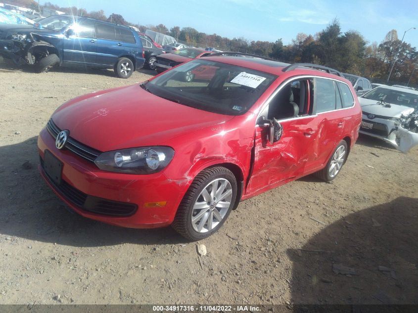 2014 VOLKSWAGEN JETTA SPORTWAGEN TDI W/SUNROOF 3VWPL7AJ8EM603558