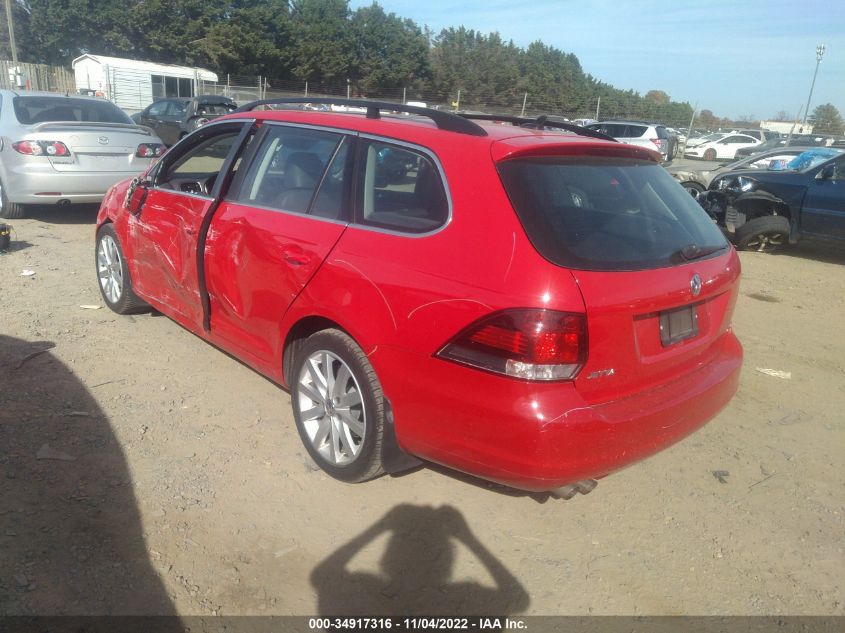 2014 VOLKSWAGEN JETTA SPORTWAGEN TDI W/SUNROOF 3VWPL7AJ8EM603558