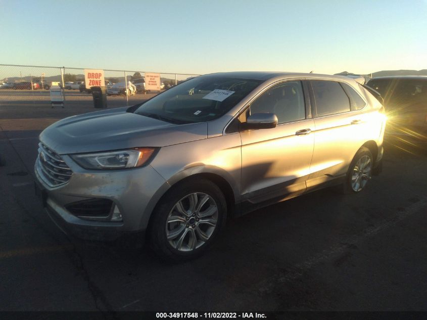 VIN 2FMPK4K97MBA15557 2021 FORD EDGE TITANIUM