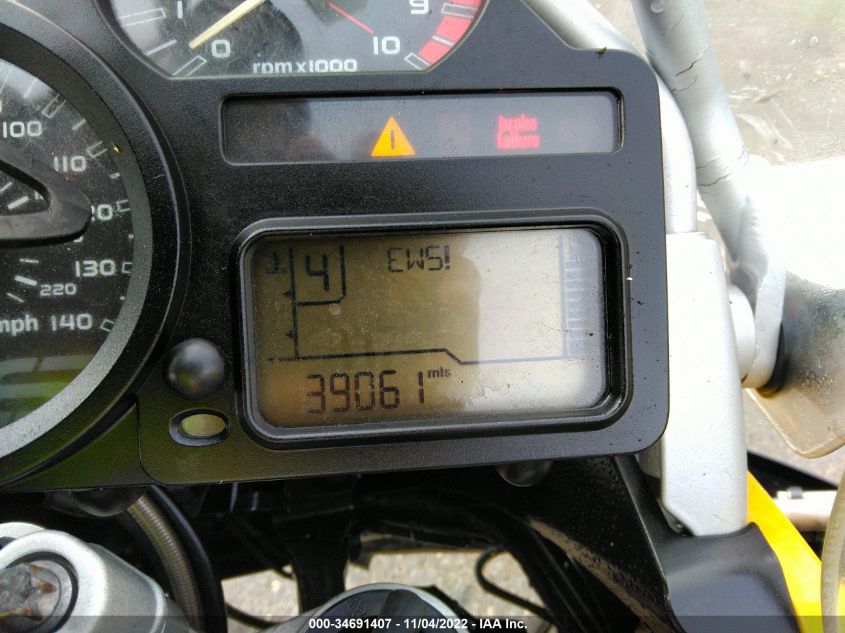 2011 BMW R1200 GS ADVENTURE WB1048003BZX66786