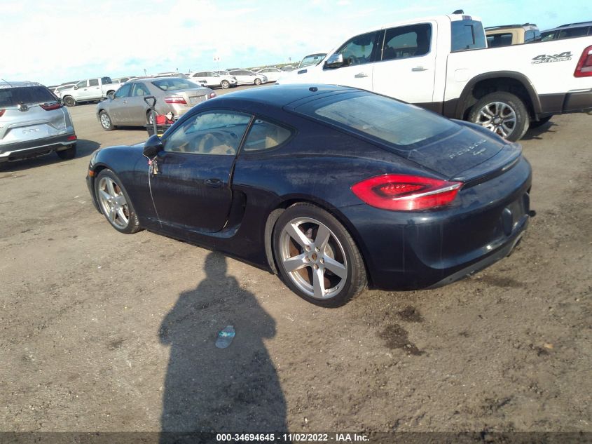 2015 PORSCHE CAYMAN WP0AA2A88FK163624