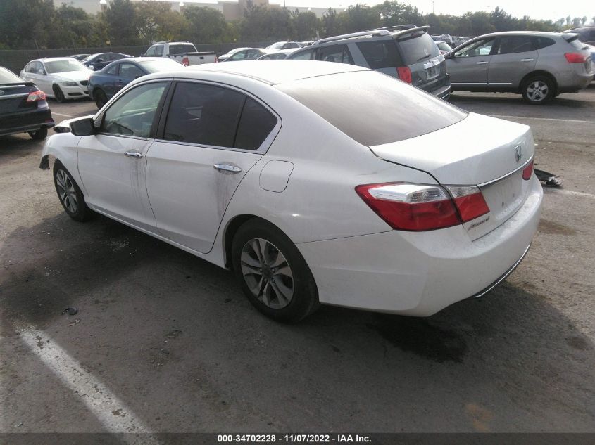 2014 HONDA ACCORD SDN LX 1HGCR2F38EA268863