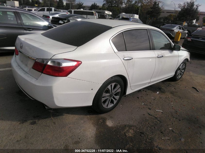 2014 HONDA ACCORD SDN LX 1HGCR2F38EA268863