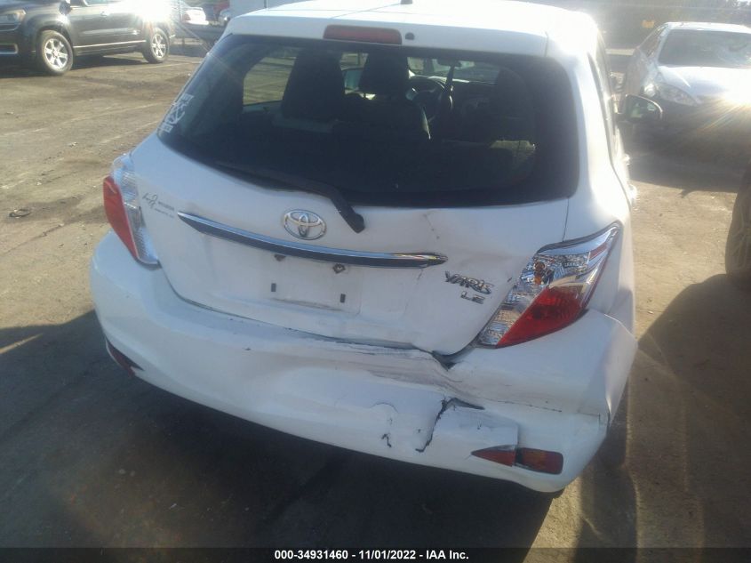 2013 TOYOTA YARIS L/LE/SE JTDKTUD38DD557829