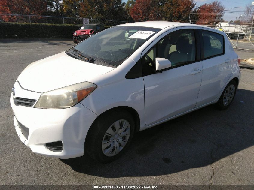 2013 TOYOTA YARIS L/LE/SE JTDKTUD38DD557829