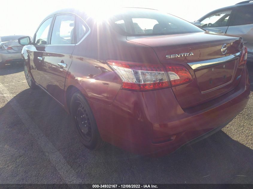 2014 NISSAN SENTRA S/FE+ S/SV/FE+ SV/SR/SL - 3N1AB7AP0EY244251