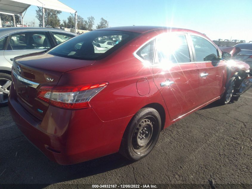 2014 NISSAN SENTRA S/FE+ S/SV/FE+ SV/SR/SL - 3N1AB7AP0EY244251