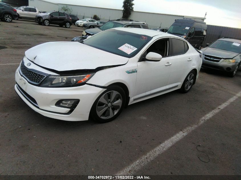 2014 KIA OPTIMA HYBRID EX KNAGN4AD7E5070658