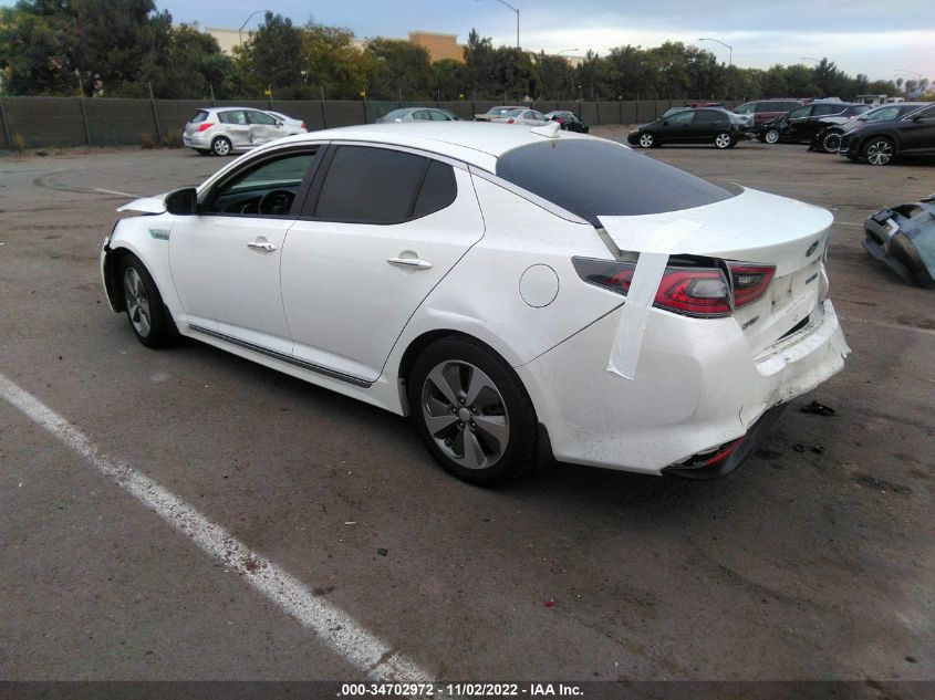 2014 KIA OPTIMA HYBRID EX KNAGN4AD7E5070658