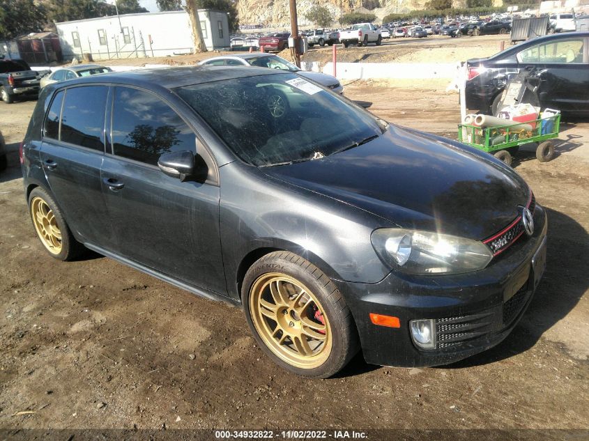 2013 VOLKSWAGEN GTI W/CONV & SUNROOF - WVWHD7AJ9DW013520
