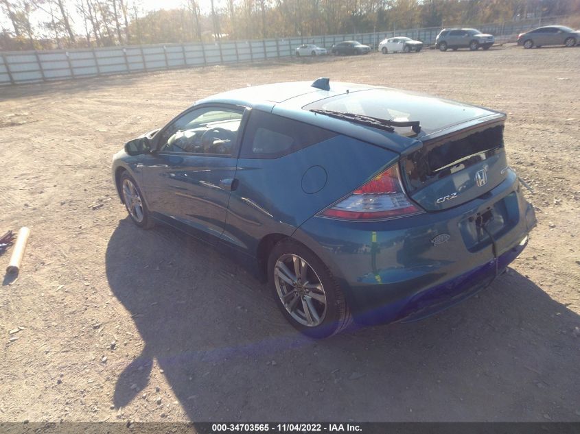 2013 HONDA CR-Z EX JHMZF1D64DS002028