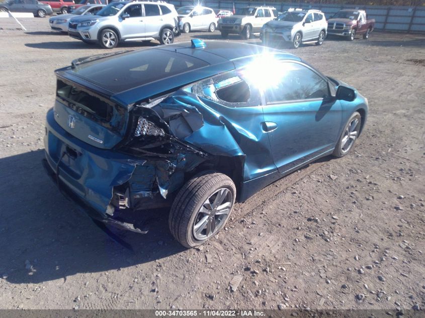 2013 HONDA CR-Z EX JHMZF1D64DS002028