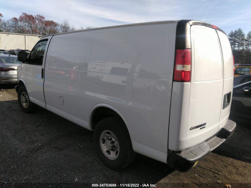 2014 CHEVROLET EXPRESS CARGO VAN 1GCWGFCA7E1197019
