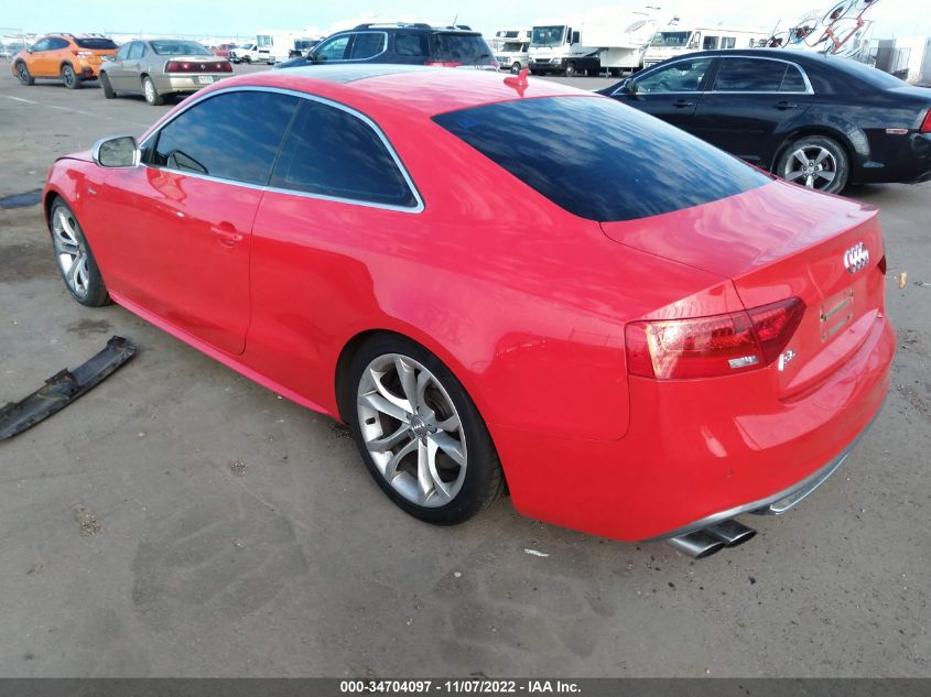 2013 AUDI S5 PREMIUM PLUS - WAUCGAFR5DA016762