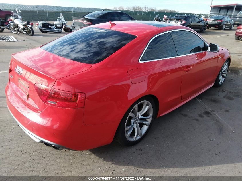 2013 AUDI S5 PREMIUM PLUS - WAUCGAFR5DA016762