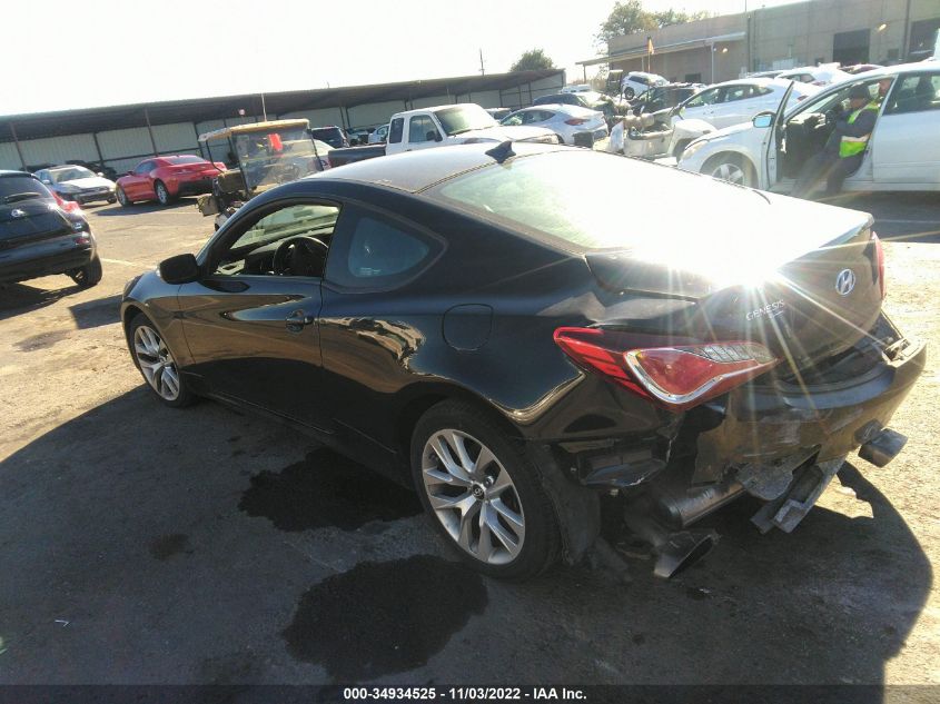 2015 HYUNDAI GENESIS COUPE 3.8L BASE KMHHU6KJ8FU123056