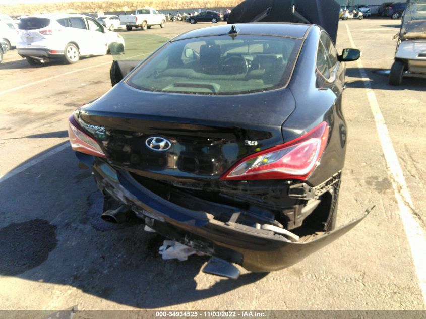 2015 HYUNDAI GENESIS COUPE 3.8L BASE KMHHU6KJ8FU123056