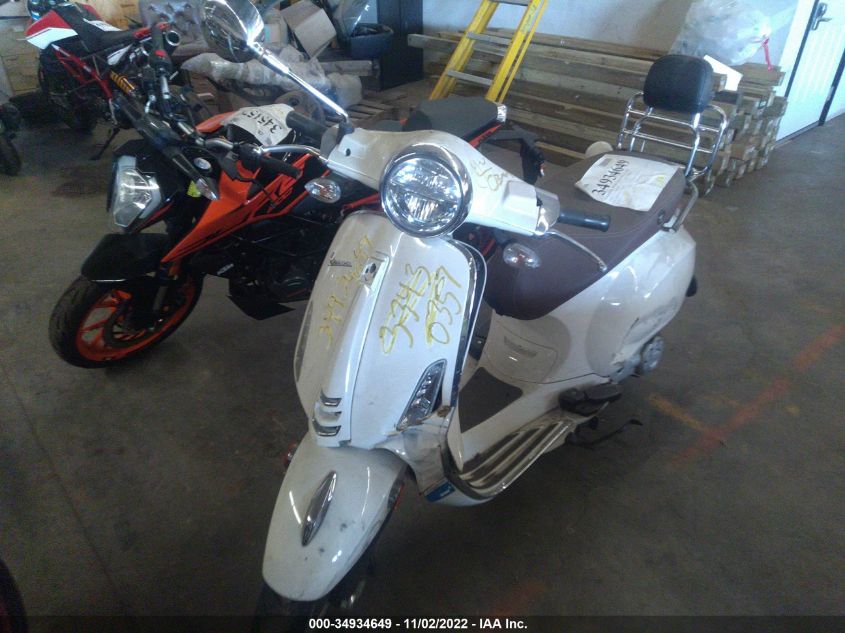 2020 VESPA PIAG PRM-50 ZAPCAV6B5L5100102