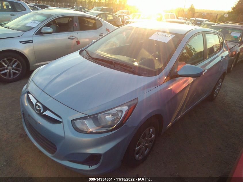 2014 HYUNDAI ACCENT GS - KMHCT5AE9EU176861