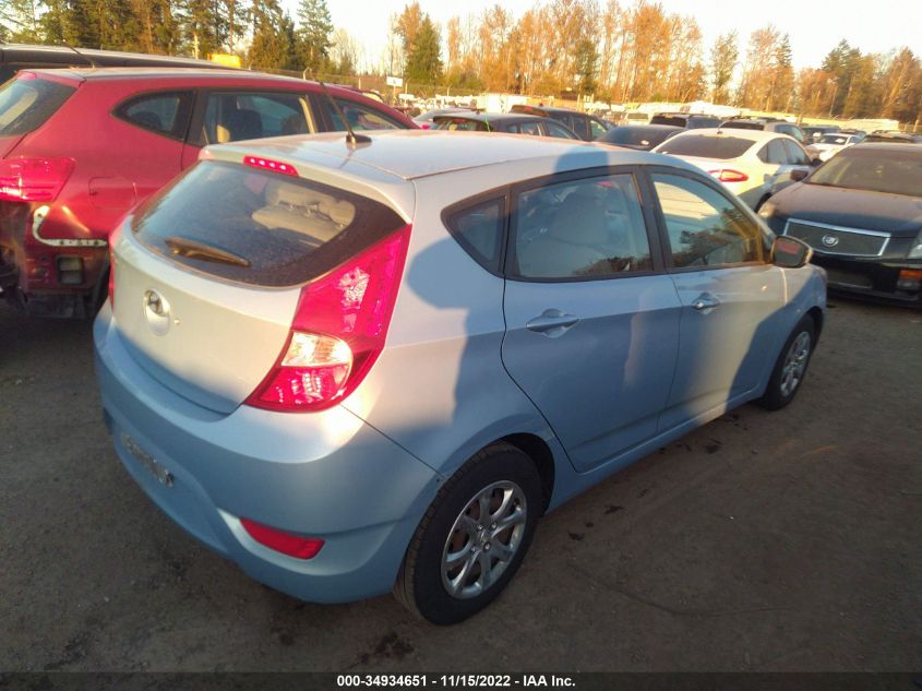 2014 HYUNDAI ACCENT GS - KMHCT5AE9EU176861