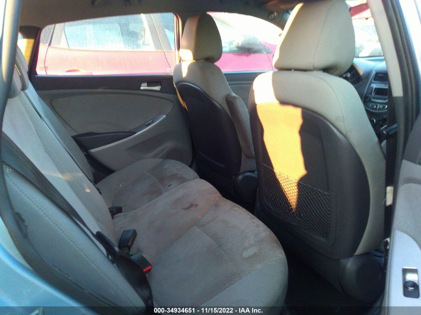 2014 HYUNDAI ACCENT GS - KMHCT5AE9EU176861