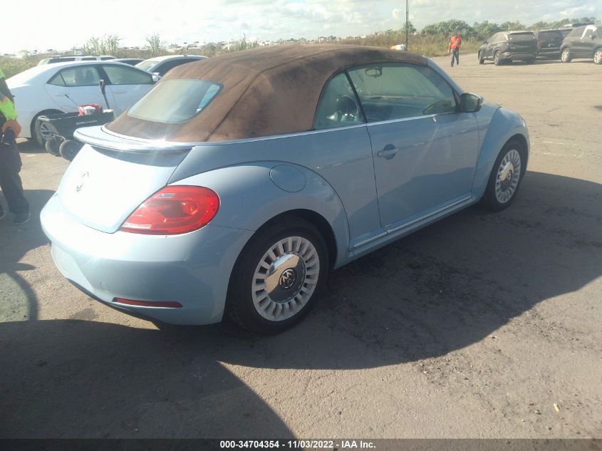 2013 VOLKSWAGEN BEETLE CONVERTIBLE 2.5L 3VW5P7AT4DM809133