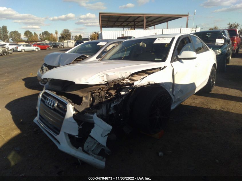 2013 AUDI A4 PREMIUM WAUAFAFL4DN030764