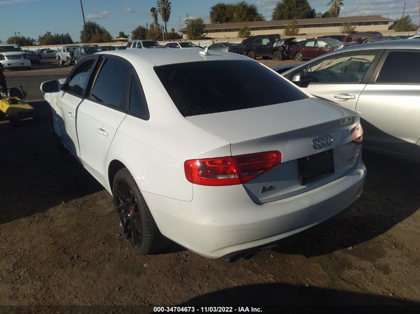 2013 AUDI A4 PREMIUM WAUAFAFL4DN030764