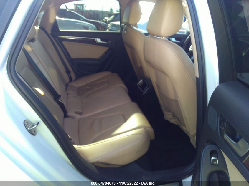2013 AUDI A4 PREMIUM WAUAFAFL4DN030764