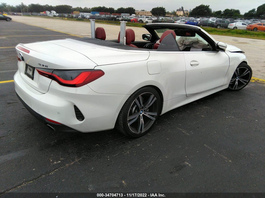 VIN WBA23AT04MCG90664 2021 BMW 4 SERIES 430I