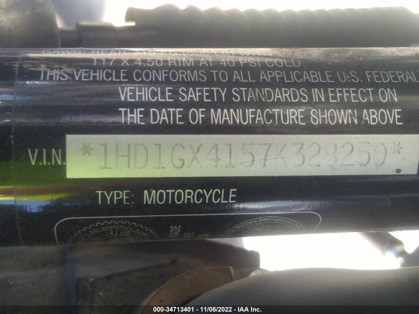 2007 HARLEY-DAVIDSON FXDBI 1HD1GX4157K328250