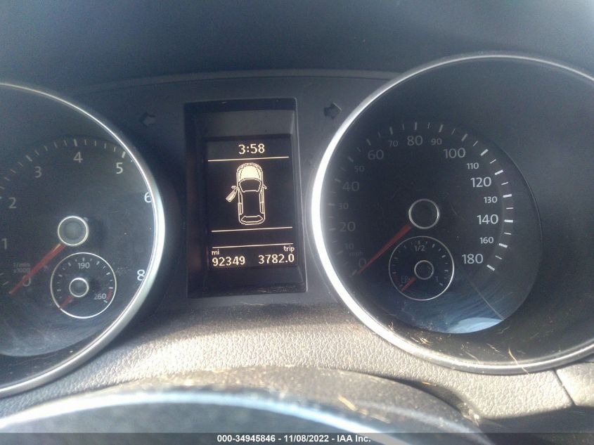 2013 VOLKSWAGEN GTI WVWFV7AJ6DW012135