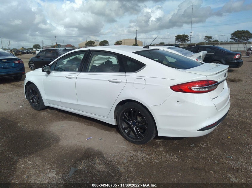 VIN 3FA6P0HD3JR256766 2018 FORD FUSION SE
