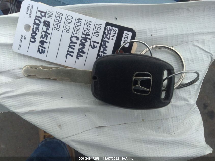 2013 HONDA CIVIC SDN LX 19XFB2F53DE045613