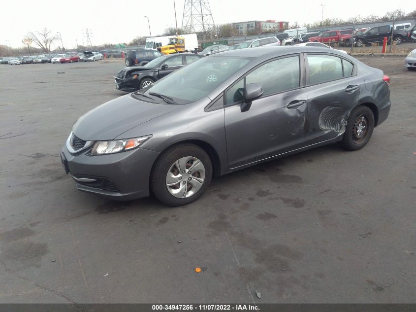 2013 HONDA CIVIC SDN LX 19XFB2F53DE045613